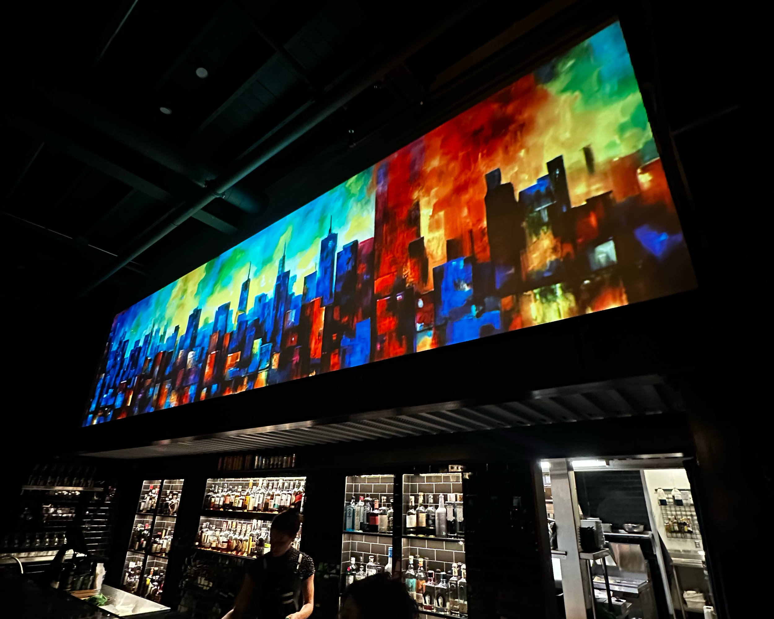 Icehouse Minneapolis projection art installation